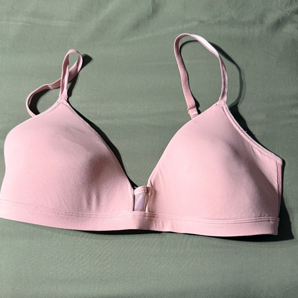 Beige Wireless Bra
